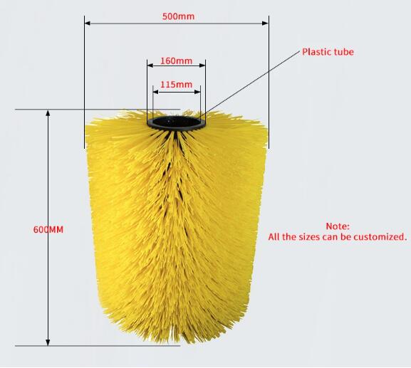 brush for beef cattle barn